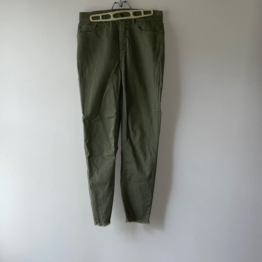 Olive green jeans